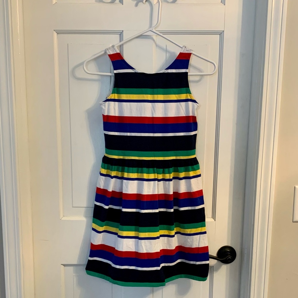 Polo by Ralph Lauren Multicolor Striped Kids Dress